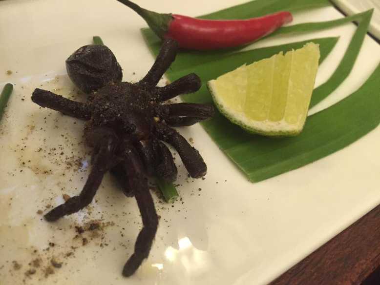 gefrituurde tarantula's