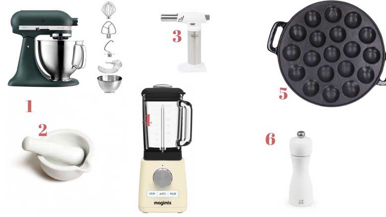 kerstcadeaus voor in de keuken