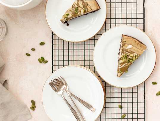 Brownie cheesecake (glutenvrij en vegan) Brownie cheesecake (glutenvrij en vegan)