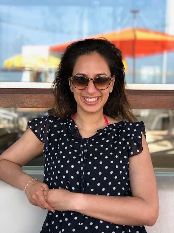 op het terras bij Vooges Strand Zandvoort