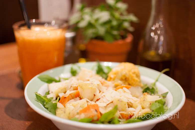 salade met najaarsgroenten (SLA Utrecht)
