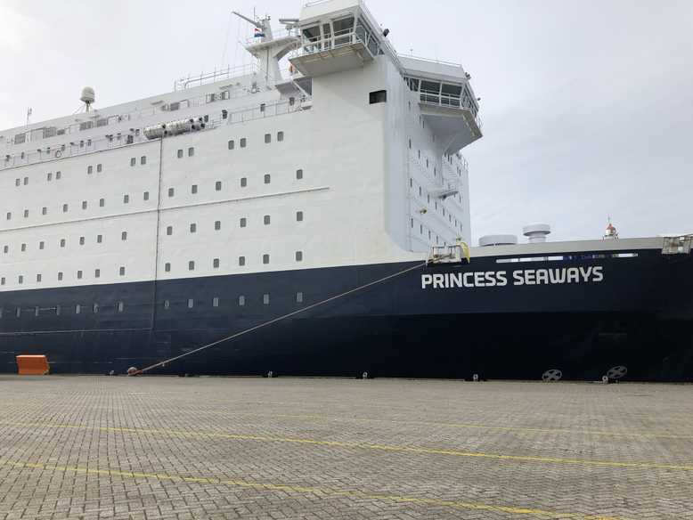 Een van de DFDS ferry's