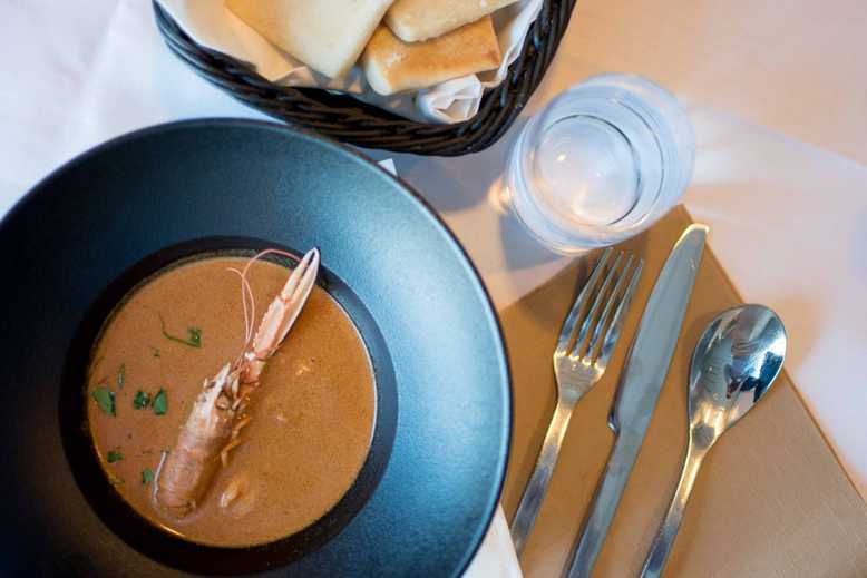 eten aan boord DFDS naar Newcastle