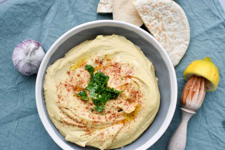 zelf hummus maken van gedroogde kikkererwten