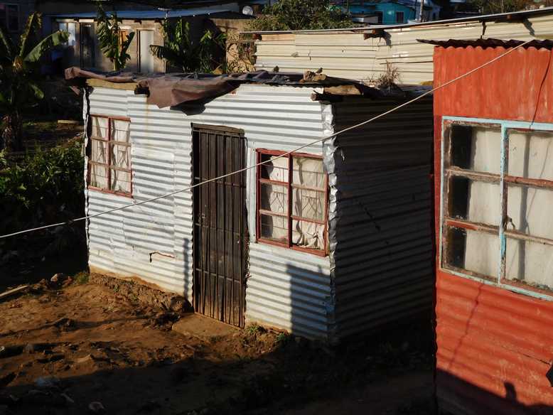Een van de townships van Durban: Umlazi