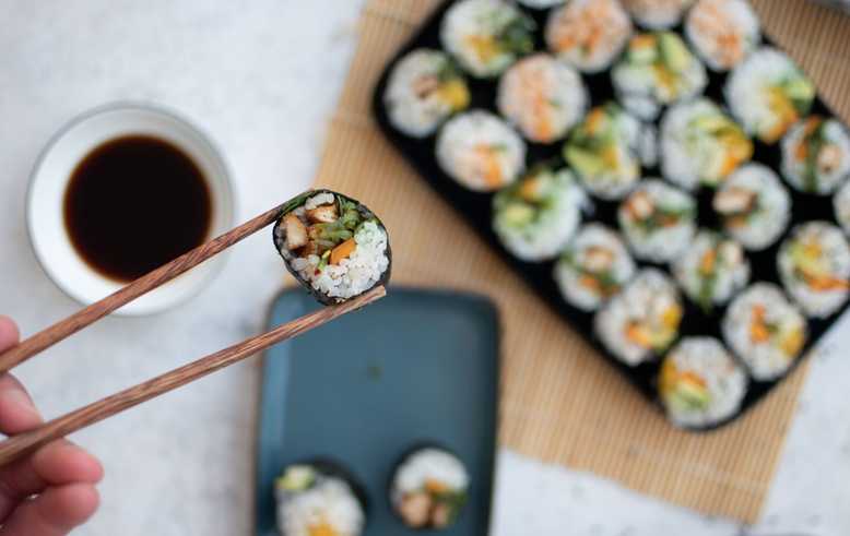 vegetarische sushi