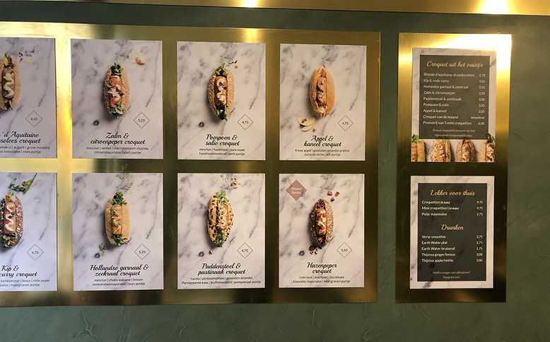 menu croquetten boutique